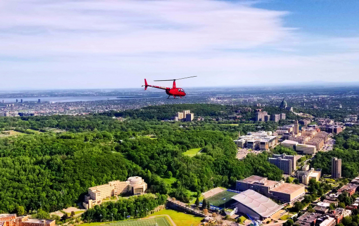 Vol tour de ville de Montréal en hélicoptère